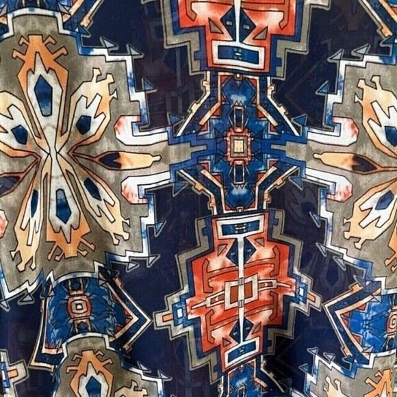 Ariat Navy Wondrous Semi Sheer Tunic Size Medium - Picture 6 of 8